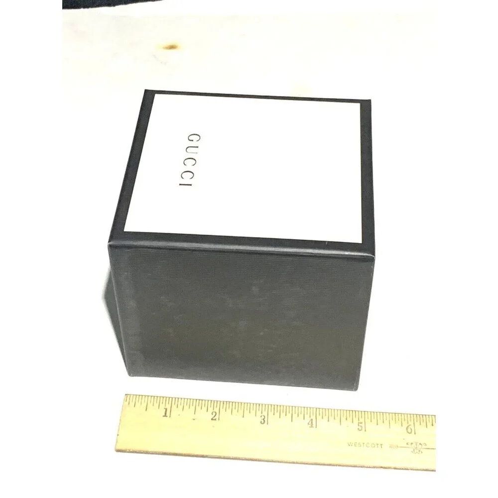 Gucci Watch Box Presentation Black White Cardboard Display Gift Empty